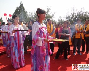 上香，传香。